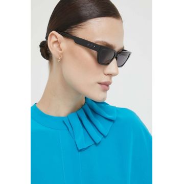 Swarovski ochelari de soare 56259306 MILLENIA femei, culoarea negru