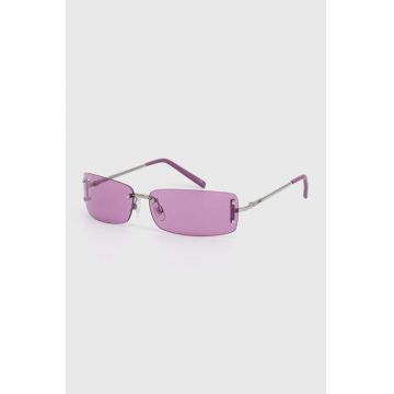 Vans ochelari de soare culoarea violet, VN000GMYCR31