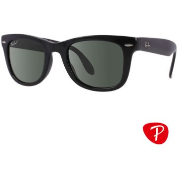 Ochelari de soare unisex Wayfarer Folding Ray-Ban RB4105 601/58 Polarizati