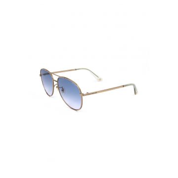 Ochelari de soare aviator cu rama metalica