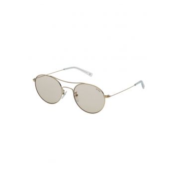 Ochelari de soare rotunzi unisex cu rama metalica