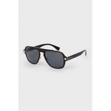 Versace Ochelari de soare 0VE2199 bărbați, culoarea negru