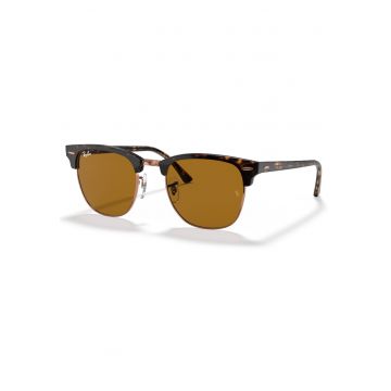 Ray Ban - Ochelari de soare cu aspect tortoise Clubmaster