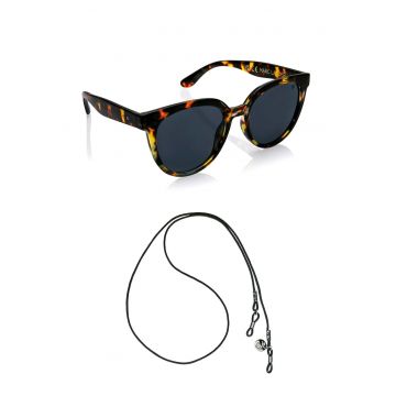Ochelari de soare butterfly unisex cu lant