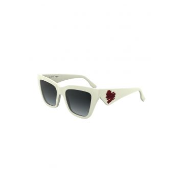 Ochelari de soare cat-eye cu lentile in degrade