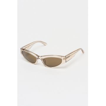Ochelari de soare cat-eye cu lentile uni - Transparent