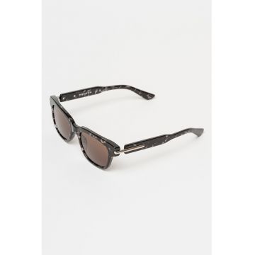 Ochelari de soare unisex cu logo - Alb/Negru