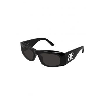 Ochelari de soare unisex dreptunghiulari cu lentile uni