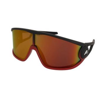 Ochelari de soare Alpina Legend Q-Lite Black Red Matt/Red Mirror