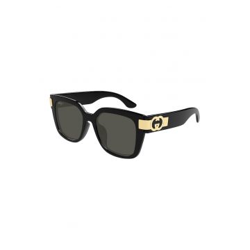 Ochelari de soare cu lentile uni - Auriu - Negru -