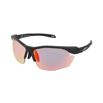 Sports Ochelari de vedere ,Ochelari de soare Alpina Twist Five HR QVM+ Black Matt/Rainbow Mirror