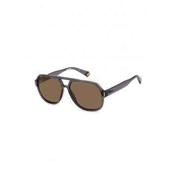 Ochelari de soare aviator cu lentile polarizate si moddel unisex