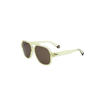 Ochelari de soare aviator cu lentile polarizate si moddel unisex
