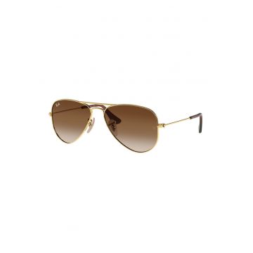 Ochelari de soare aviator cu lentile polarizate si rama metalica