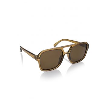 Ochelari de soare aviator unisex polarizati cu model uni
