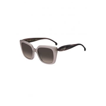 Ochelari de soare cat-eye cu brate contrastante