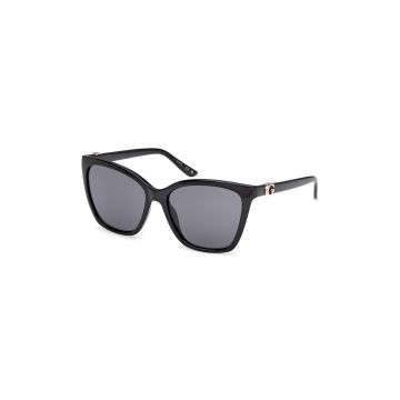 Ochelari de soare cat-eye cu lentile uni