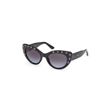 Ochelari de soare cat-eye cu strasuri