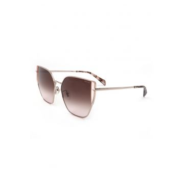 Ochelari de soare cat-eye din otel inoxidabil