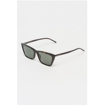 Ochelari de soare cat-eye. - Maro