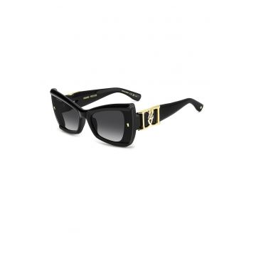 Ochelari de soare cat-eye supradimensionati