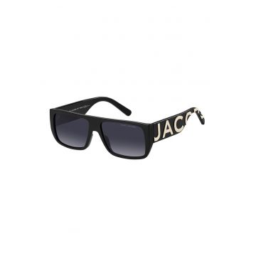 Ochelari de soare dreptunghiulari unisex cu lentile in degrade