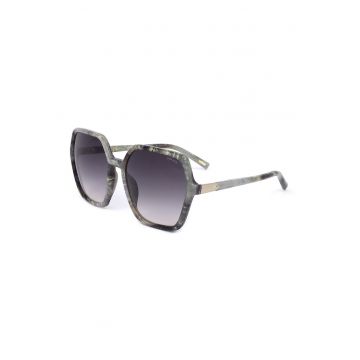 Ochelari de soare hexagonali cu lentile in degrade