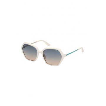 Ochelari de soare hexagonali cu lentile in degrade