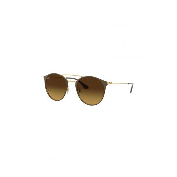 Ochelari de soare ovali unisex cu lentile in degrade