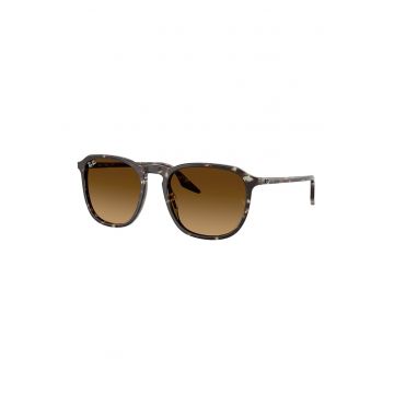 Ochelari de soare patrati unisex cu lentile in degrade