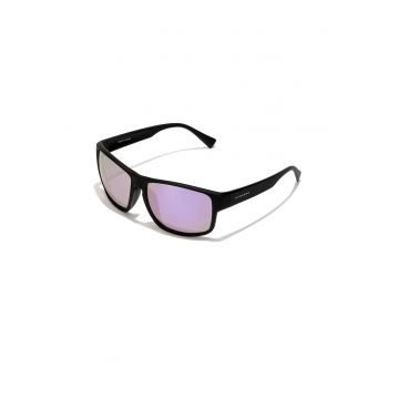 Ochelari de soare patrati unisex cu lentile oglinda