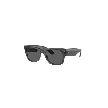 Ochelari de soare patrati unisex cu lentile uni