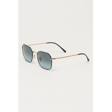 Ochelari de soare unisex cu lentile in degrade - Auriu