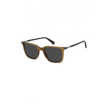 Ochelari de soare wrap cu rama metalica