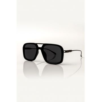 Ochelari de soare aviator cu rama metalica