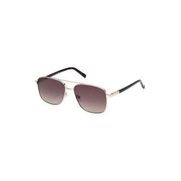 Ochelari de soare aviator unisex cu rama metalica