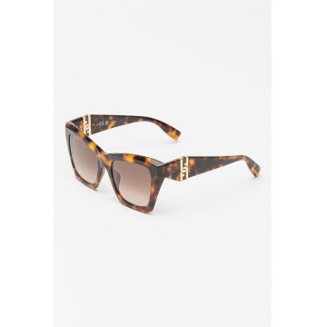 Ochelari de soare cat-eye supradimensionati