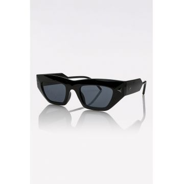 Ochelari de soare cat-eye unisex cu aspect masiv