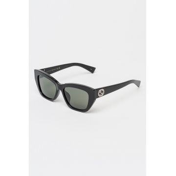 Ochelari de soare cu lentile uni - Negru/Argintiu