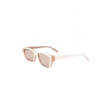 Ochelari de soare dama Kendall+Kylie Lolita - bej - 56x15x145mm - design elegant