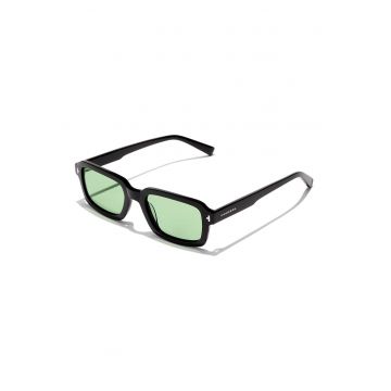 Ochelari de soare dreptunghiulari unisex - Negru -