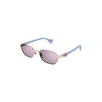 Ochelari de soare hexagonali cu lentile uni