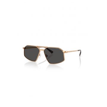 Ochelari de soare hexagonali cu rama metalica