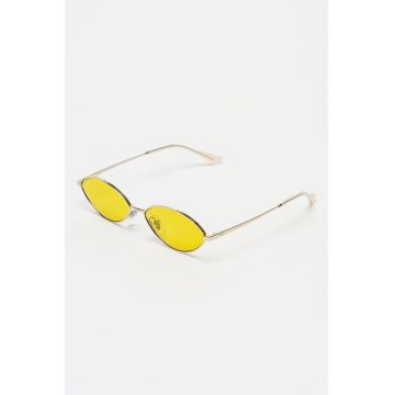 Ochelari de soare ovali unisex Kai - Argintiu