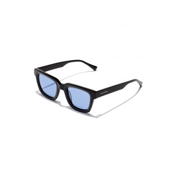 Ochelari de soare patrati unisex - Negru -