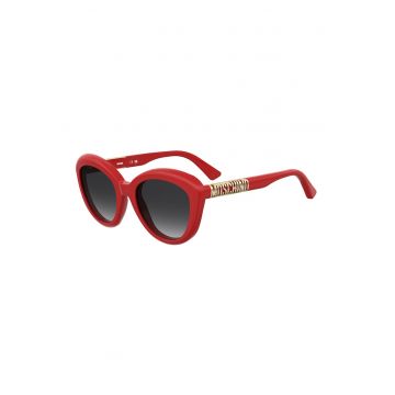 Ochelari de soare rotunzi cat-eye cu lentile in degrade