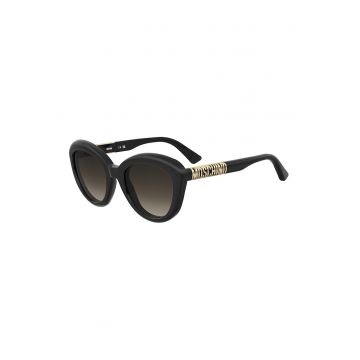 Ochelari de soare rotunzi cat-eye cu lentile in degrade