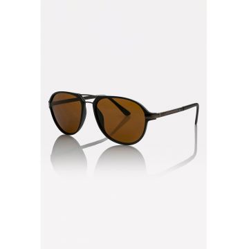 Ochelari de soare rotunzi unisex cu lentile polarizate
