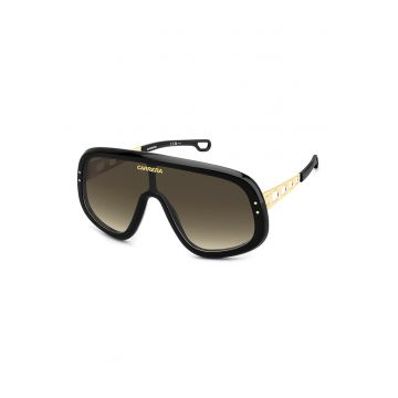 Ochelari de soare shield cu logo - Auriu -