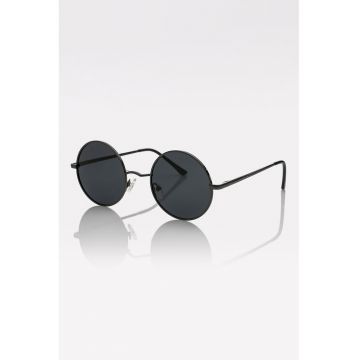Ochelari de soare unisex cu lentile polarizate si aspect metalic